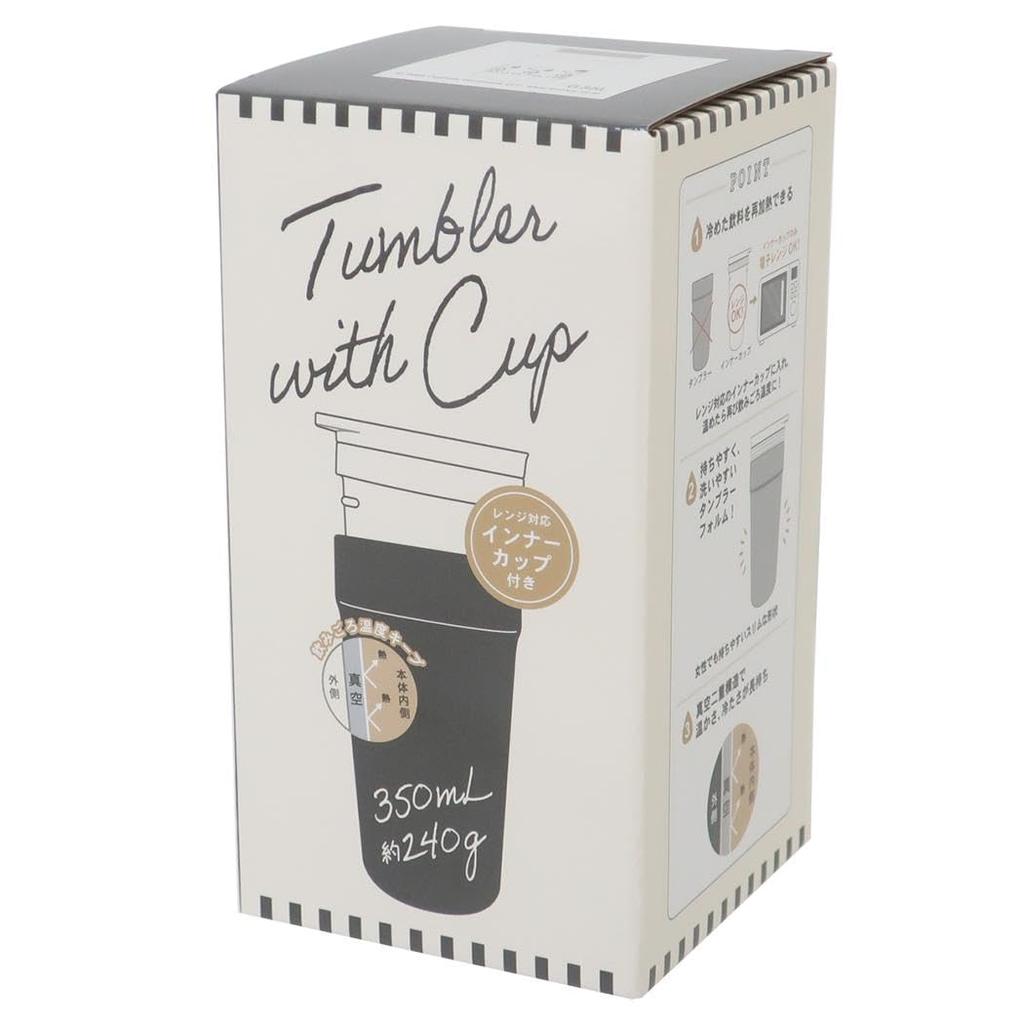 Kamio Japan Snoopy 2WAY Tumbler DIRECTION с внутренней чашкой для холодных и горячих напитков 218871