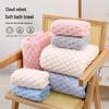 Quick-Dry Coral Fleece 3-Piece Towel Set - Absorbent Cotton for Bath, Beach & Home
