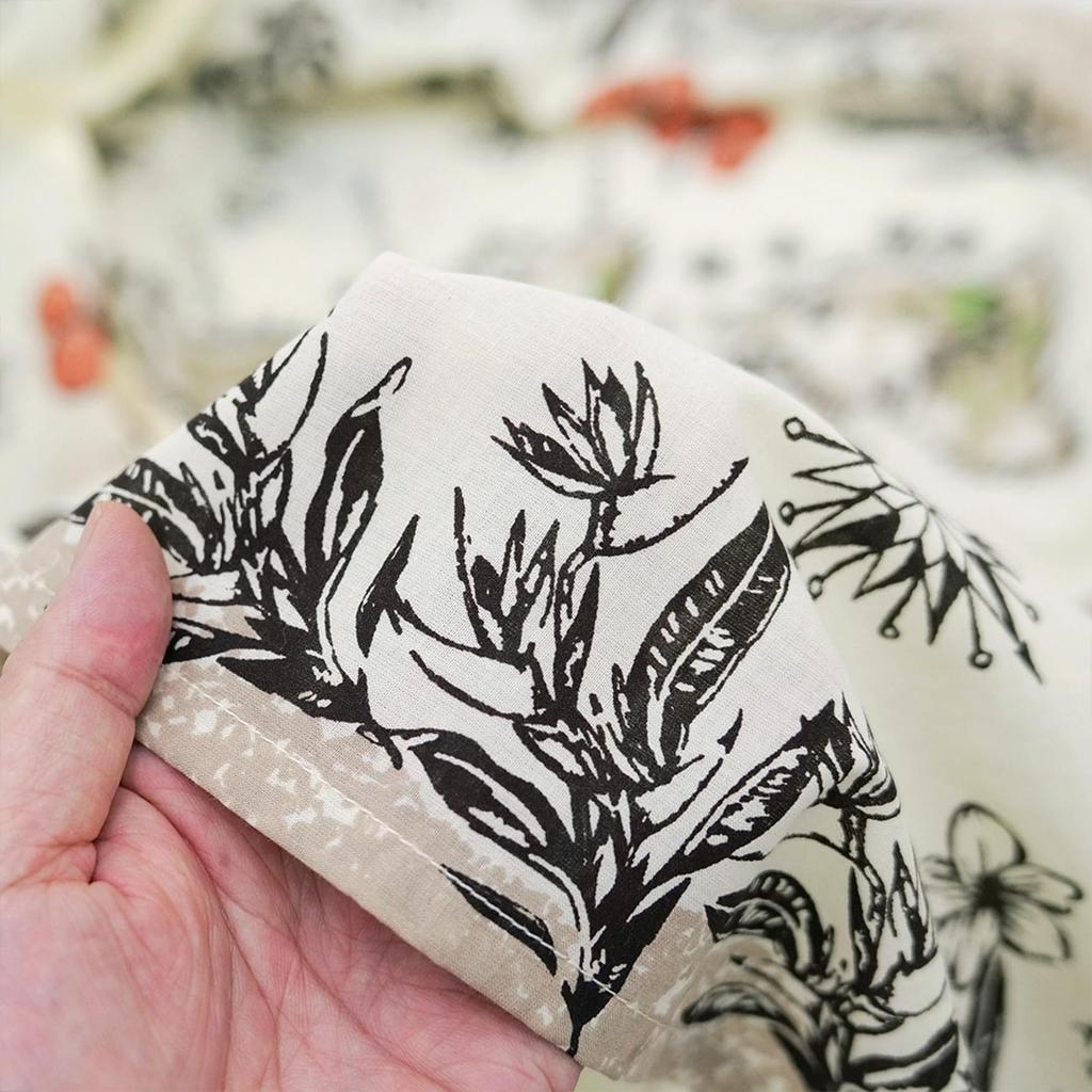 Tomo Corporation Норен Гавайи Занавеска для комнаты, Карта, Коричневый, Длинный, Разделитель, 100% хлопок, 85x150см, 15625-870-349