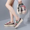 2025 Summer Little White Shoes New Korean Version Ins Female Students Platform Heightening Sports Board Shoes Casual Shoes ZY1827