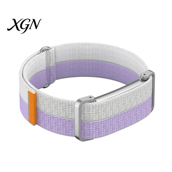 Comfortable Sleep Band for Daily Use Nylon Fitbit Air, Breathable Woven Sport Strap, Adjustable Replacement Fitness Tracker Bracelet Wristband