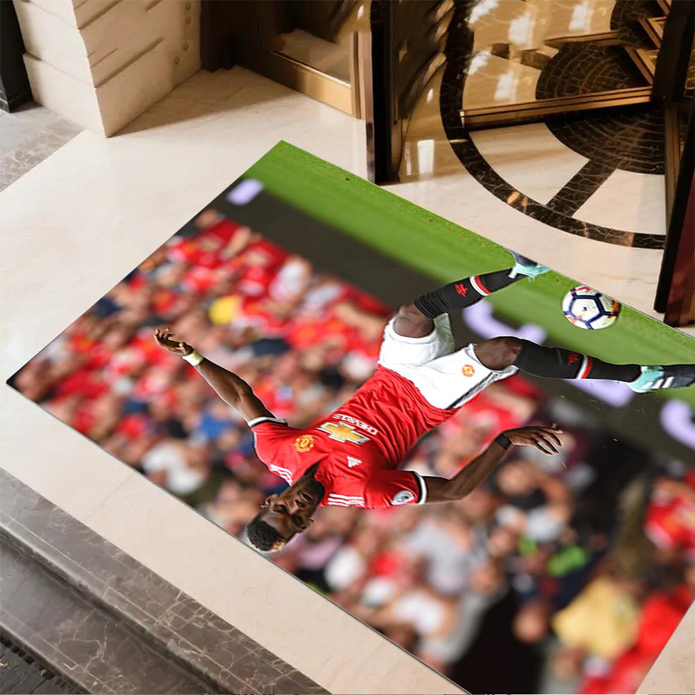 Pogba's Back Action Carpet Suitable for Balcony Bedrooms Dining Room Hallway Antislip Carpet Anime Office Decor Spiritual Gift