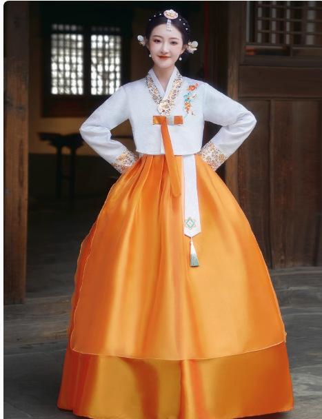 Ethnic Style Korean Ethnic Princess Dress Hanbok Classical Dance Performance Costume Women's Court Hanbok Set