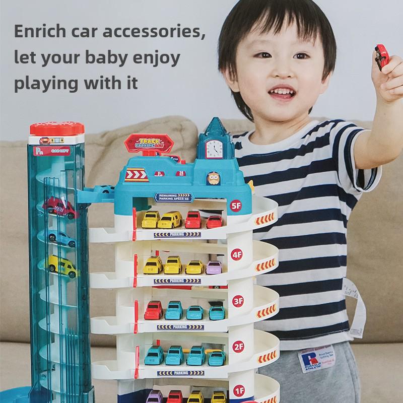 Детский трек для приключений на машине с подсветкой и музыкой - образовательный подарок