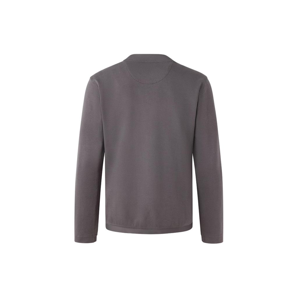 Adidas Деловая повседневная вязаная куртка-кардиган, мужские топы, темно-серый JE8595