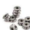 10Pcs Hcs Deep V Groove Sealed Guide Line Track Pulley Ball Bearing 3*12*4Mm