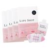 Lip Shot 4 раза Microneedle Needle Patch Lip Pack Сыворотка для ухода за губами Гиалуроновая кислота Маска для губ Увлажнение [Официальный] (4 шт)