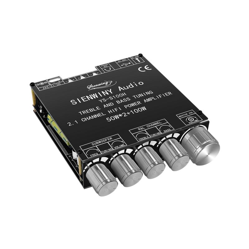 Ys-s100h 2.1-канальный Bluetooth-совместимый 5.1-канальный усилитель мощности звука сабвуфер с высоким низким тоном