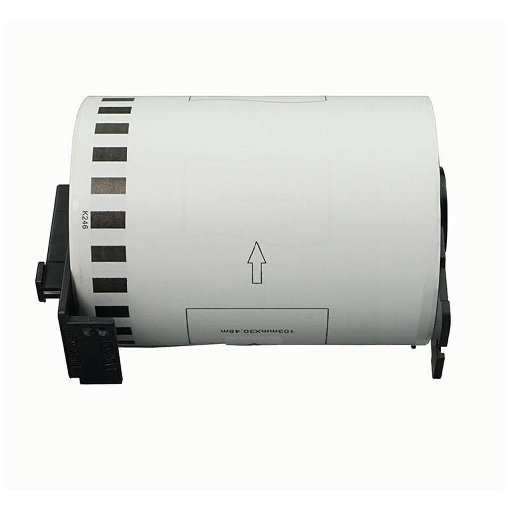 Совместимая с Brother DK-22246 черная термолента для этикеток
