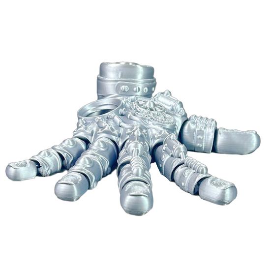 3D-печатная механическая рука фигурка подвижные суставы роботизированная рука статуэтка снятие стресса ладонь фиджет-игрушка украшение для дома офиса настольное украшение