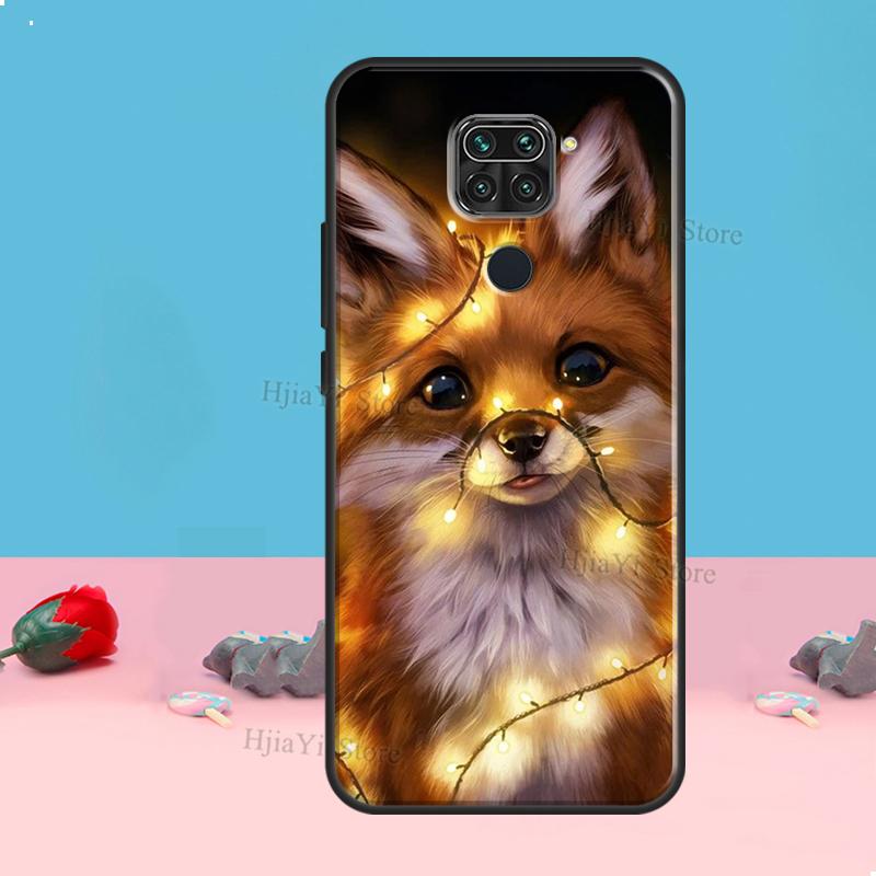Аниме Чехол с лисой для Redmi Note 8 9 10 11 12 Pro Plus 10S 11S 12S Чехол для Redmi 9C 10A 10C 12C Coque