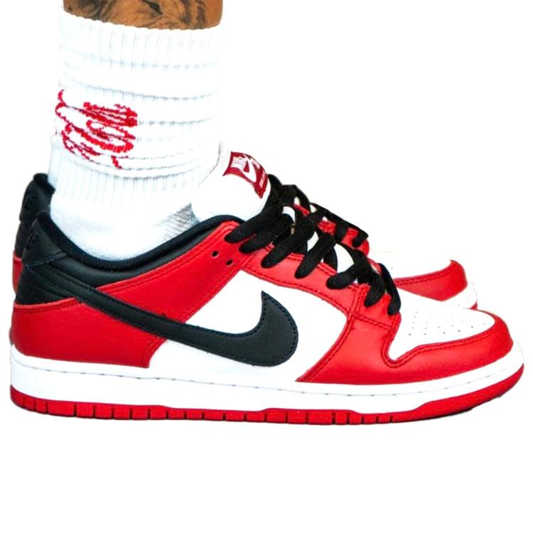 Nike Dunk Low SB J-Pack Chicago Unisex Sneakers Red BQ6817-600