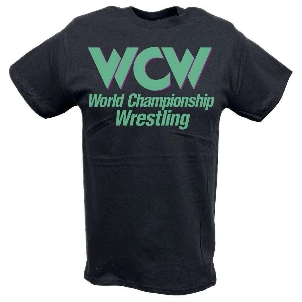 WCW Logo World Championship Wrestling Black Tshirt