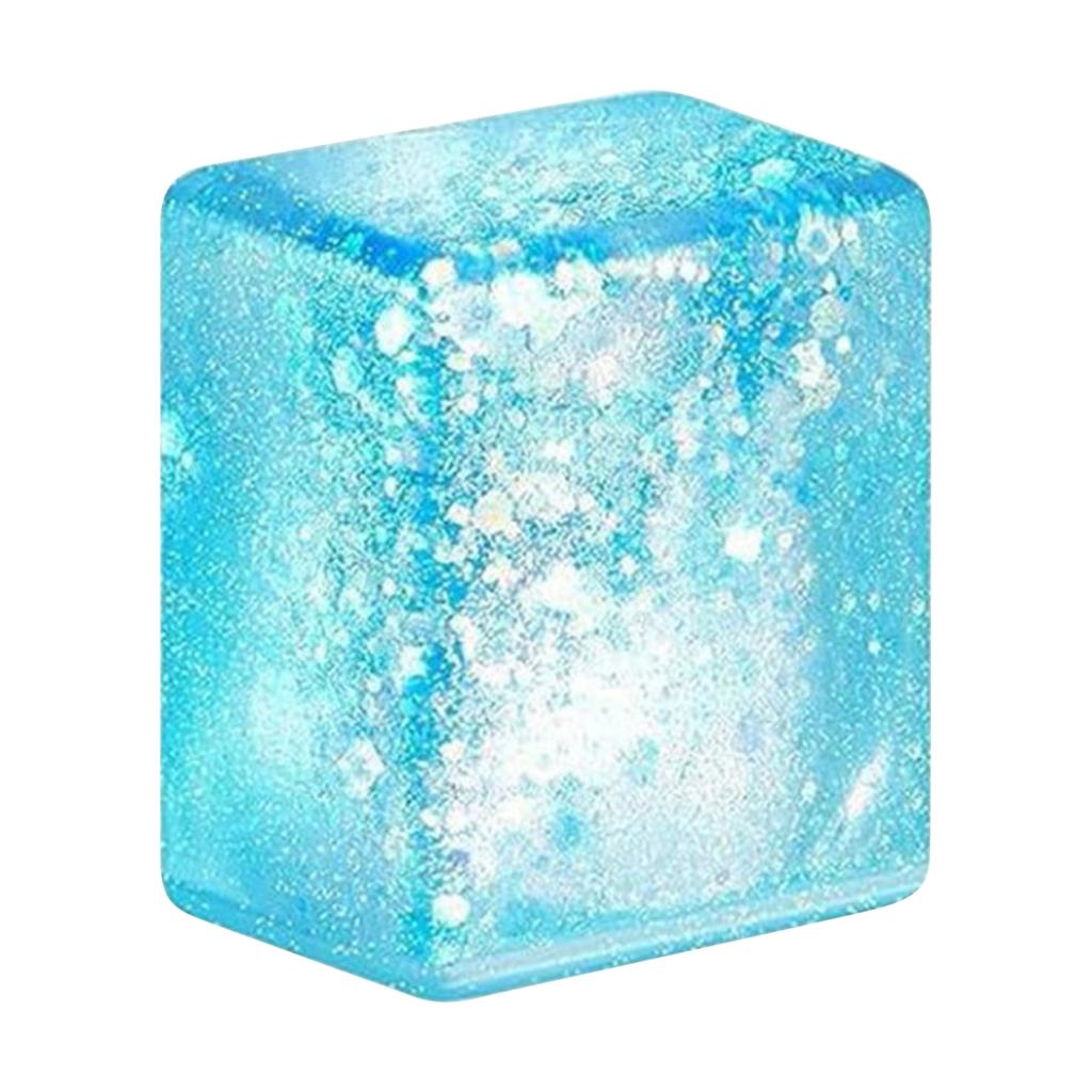 Squishy Ice Cube Stress Relief Toy Soft Moldable Sensory Fidget Toy for Hand Exercise and Anxiety Reduction Durable Material