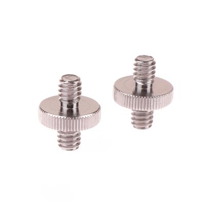 5 шт. 1/4" Мужской на 1/4" Мужской резьбовой металлический адаптер 1/4 дюйма Двойной Мужской винтовой адаптер для штатива Аксессуары для камеры