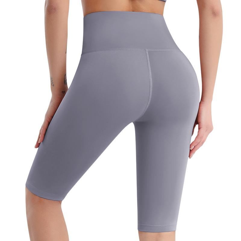 Женские спортивные шорты для йоги Брюки базового слоя Высокая талия Колготки для подтяжки бедер Пилатес Тренировки для девочек Тренировки в тренажерном зале Фитнес Бег Быстросохнущие
