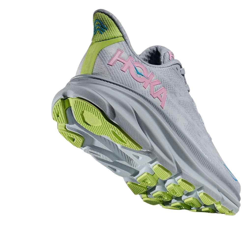 HOKA Clifton 9 Gull Sea Ice Женские Кроссовки Серые 1127896-GLLS