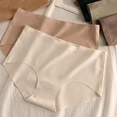 Женское бесшовное хипстерское нижнее белье, не скрывающее тело, мягкие эластичные трусы, полностью закрывающие тело, дышащие трусики со средней посадкой, невидимые трусы