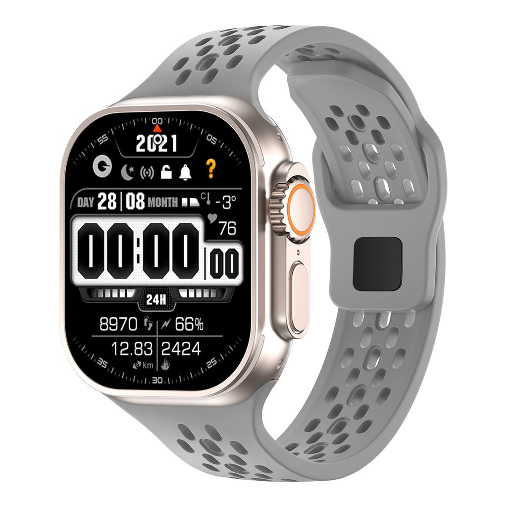 Силиконовый ремешок с теплоотводом для Apple Watch 46 мм 45 мм 41 мм 44 мм 49 мм 40 мм 42 мм Iwatch Серии 11 10 9 8 7 6 SE 3 Ultra 3