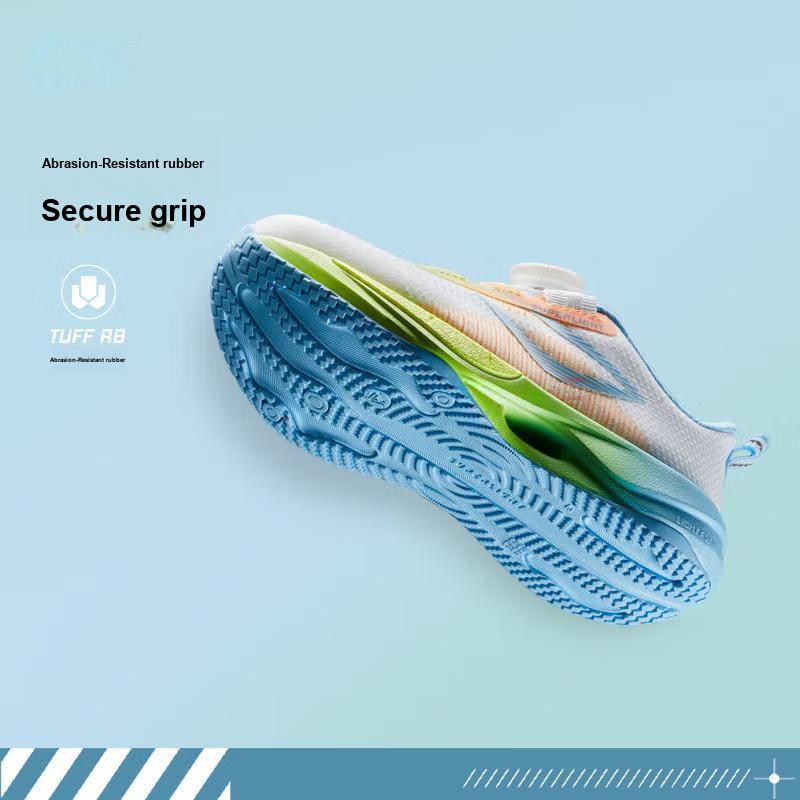 Li Ning Kids Ultra Light 21 Ткань Легкая Высокопрочная Прочные Быстросъемные Низкие Кроссовки Повседневные Детские Кроссовки YKAU008-1