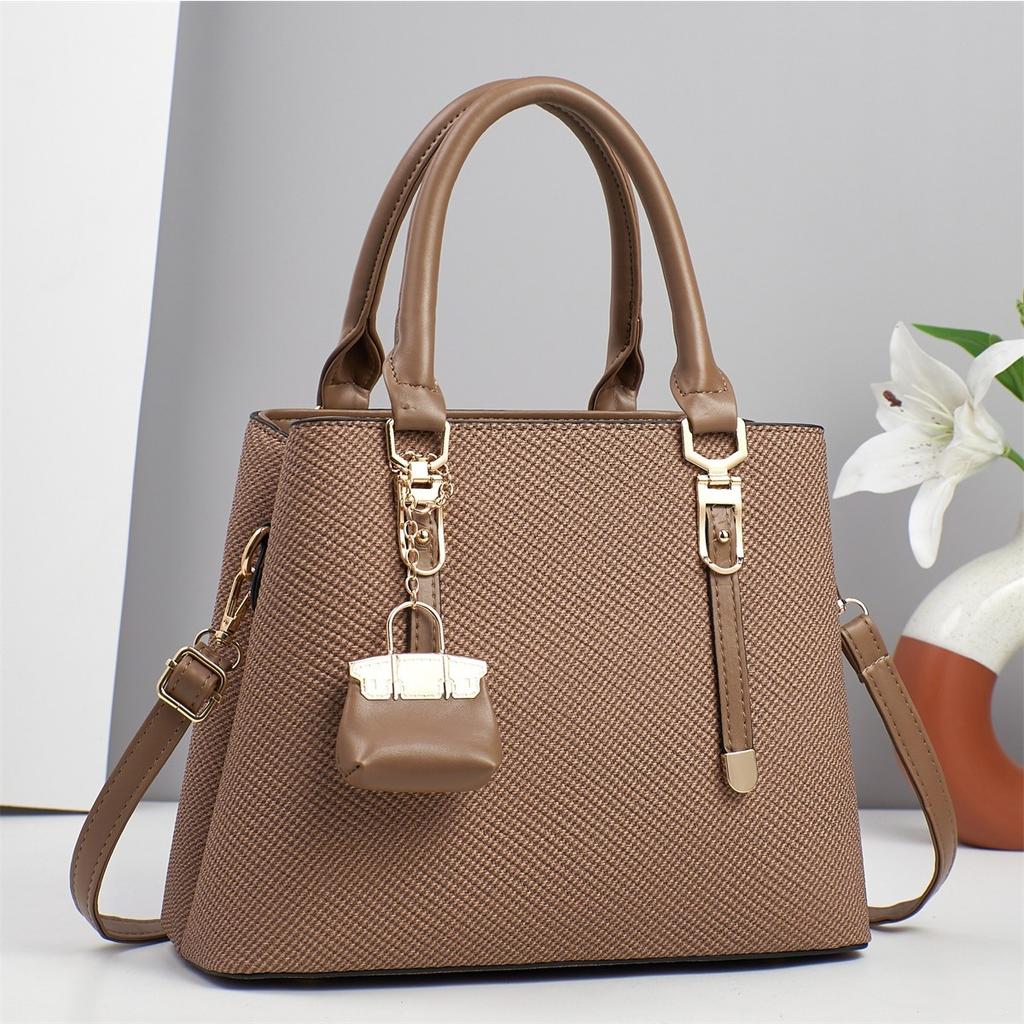 Новая высококачественная модная сумка, универсальная, большая вместительная сумка через плечо, простая и атмосферная сумка-тоут Macaron