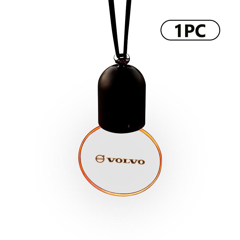 Car Glow LED Light Pendant Hanging Rearview Mirror Accessories For Volvo XC90 V90 V60 XC60 V40 C40 XC40 V70 S80 S60 S90 XC70 aqz123