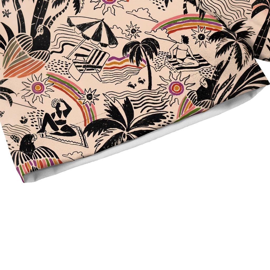 Рубашка для мужчин, мужские винтажные рубашки для боулинга на пуговицах, летняя пляжная рубашка с коротким рукавом