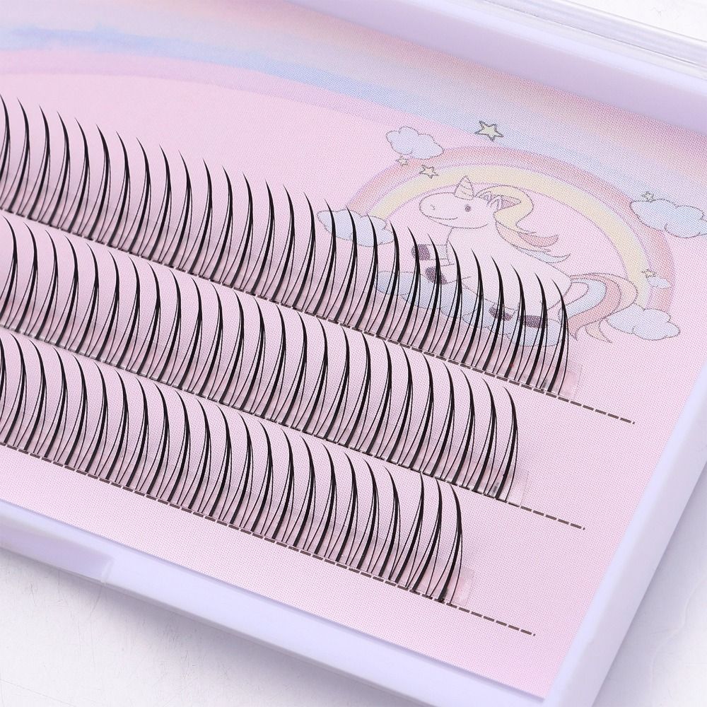 Черно-коричневые отдельные ресницы А/М формы, пучки ресниц 9-13 мм, накладные ресницы для женщин для самостоятельного наращивания