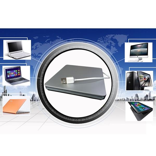 Внешний USB CD/DVD-ROM RW плеер/рекордер для MacBook Air Pro, для iMac, для Mac, для Windows 8, для ноутбука, нетбука, ПК