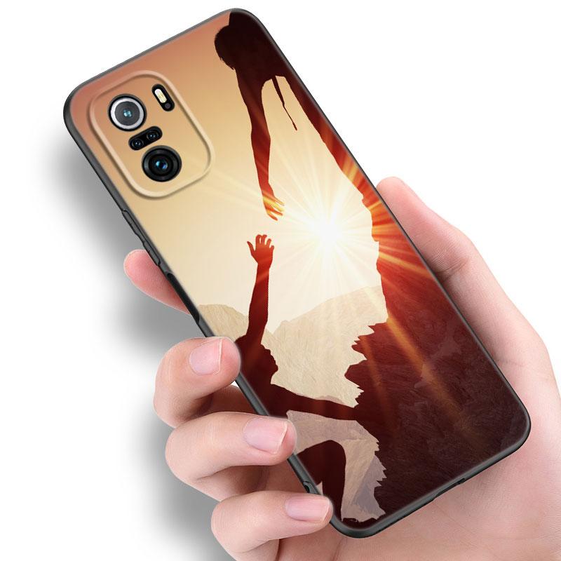 Черный силиконовый чехол для телефона Mountain Climbing для Xiaomi Redmi 7A 8A 9A 10A 11A 9C 10C 12C 13C 11 Prime A1 A2 + 12 4G Note 9T 12R