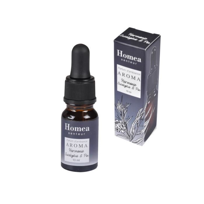 Parfum d'ambiance - Aroma - Eucalyptus pin - Huile parfumée - Flacon en verre - 10 ml