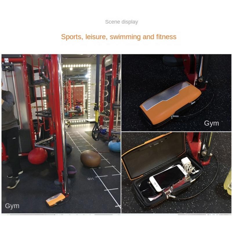 Портативный сейф с паролем Мини-сейф Безопасность Сейф Проволочный трос Фиксированный ящик для хранения ювелирных изделий Наличные карты Мобильный телефон