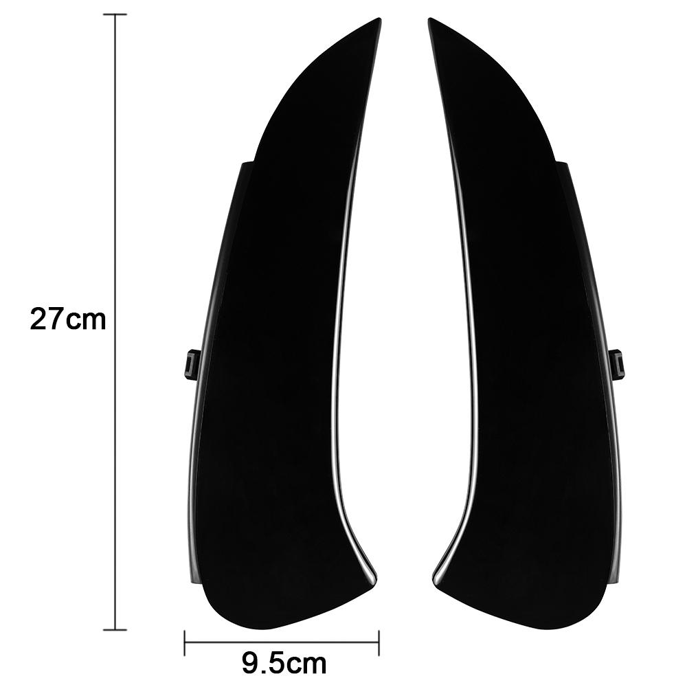 Rear Bumper Lip Splitter Spoiler Side Canards For Mercedes Benz W206 Sedan S206 Wagon C200 C220 C300 C43 C63 AMG 2021 2022 2023+