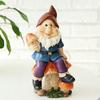 Resin Dwarfs Statue Garden Ornament Lovely Dwarf Figurine Outdoor Lawn Decoration