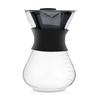 Ручная капельная кофеварка, стеклянный горшок с фильтром из нержавеющей стали