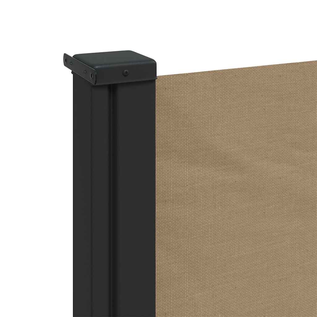 Retractable Side Awning Taupe 117 x 300 cm