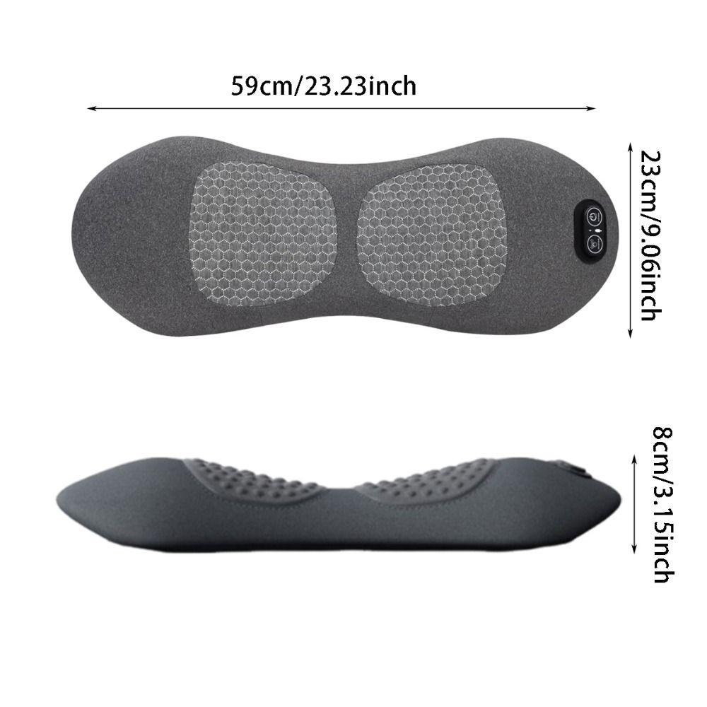 Vibrating Massage 3-in-1 Back Massager Heating Function Lower Back Massager Car Use
