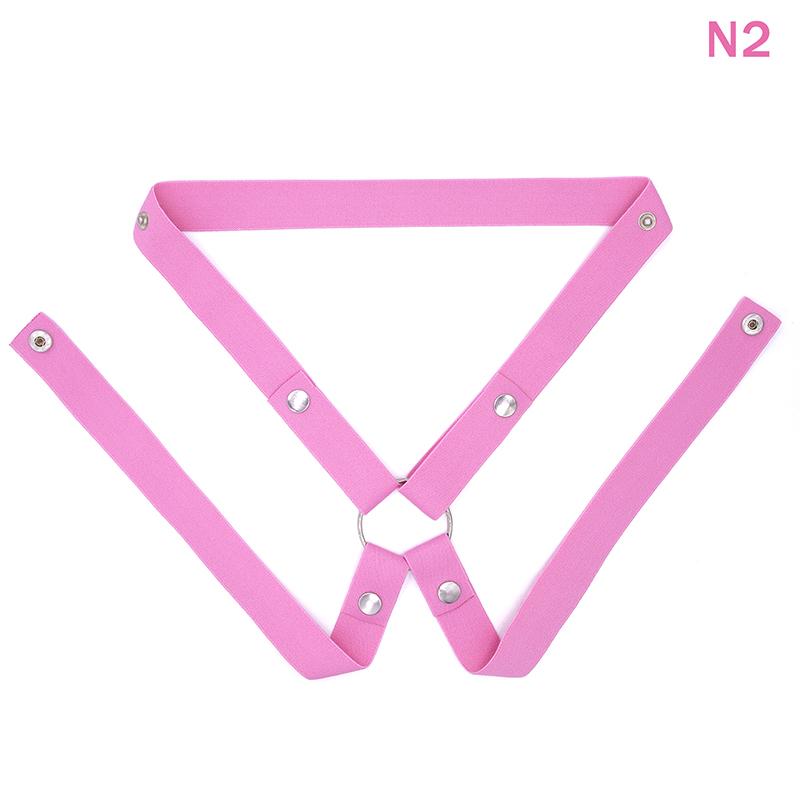 Pink Male Penis Ring Chastity Cage Auxiliary Belt Anti-off Device Elastic Belt Adjustable Underwear Rope Scrotum Ring Sex ToyHot