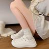 Версия из коровьей кожи однослойные белые туфли двойного ношения, женские туфли на мягкой подошве на один педаль, новые универсальные ленивые повседневные кеды