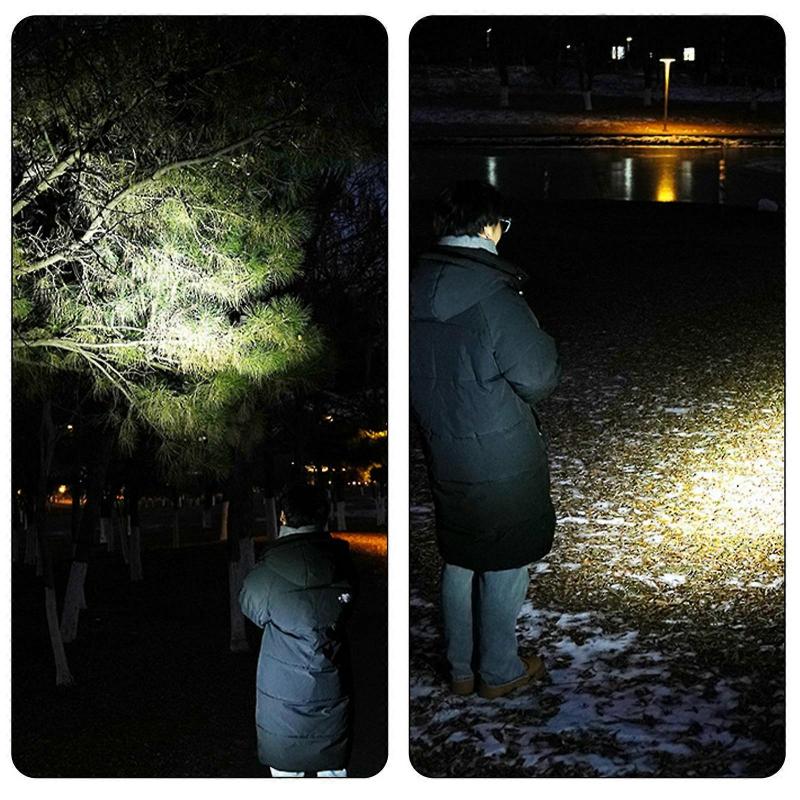 Waterproof Outdoor Small Torches Hat Clip Flashlight Rechargeable Led Pocket Light for Outdoor Camping Lighting Purple