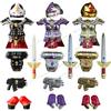 S116 New Black Warrior Girl Building Blocks Mecha Models Action Figures Children's Educational Toys for Kids Assembled Gifts