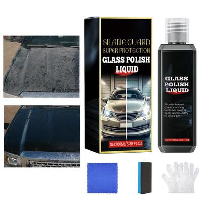Средство для распыления покрытия Ceramic Auto Glass Polish 100 мл Суперзащитное средство для мытья окон Быстро и легко восстанавливает прозрачность стекла