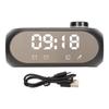 Wireless Bluetooth Speaker RGB Lighting Strong Bass Temperature Display Voice Broadcast FM Radio Mirror Alarm Clock