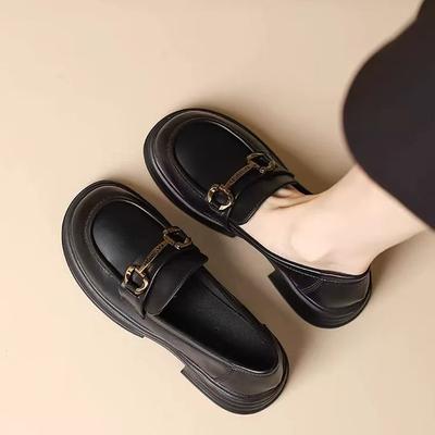 Платформа женские новые весна и осень 2025 Мэри Джейн туфли-лодочки колледж маленькие кожаные туфли