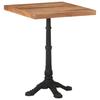 Bistro Table - vidaXL - Solid Acacia - 60x60x76 Cm - Brown - For Garden and Interior