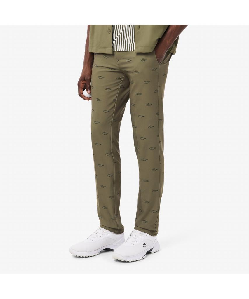 Мужские зауженные хлопковые брюки для гольфа LACOSTE Hh0921-55N E9F