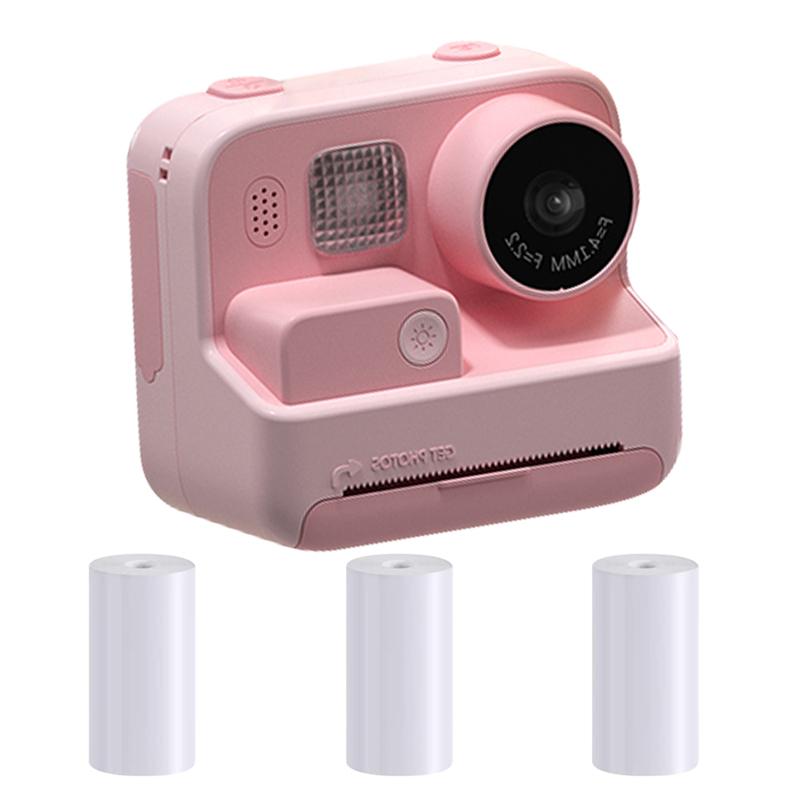 Children Instant Camera Hd 1080p Video Photo Digital Print Cameras Dual Lens Slr Photography Toys