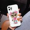 Милый чехол для телефона с совой и сердцами для влюбленных для Iphone 17 Air 16 11 12 13 Mini 14 Plus 15 Pro Max 7 8E SE 2020 16ProMax Чехол для телефона Coque 1