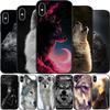 Angry Snow Wolf Cover Soft Silicone Black Phone Case For iPhone 5 5S SE 6 Plus 7 8 12 13 Plus X XR XS Max 11 PRO Max