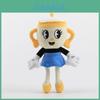 Очаровательная 9-дюймовая модель Мисс из игры Cuphead. Плюшевая фигурка Чалиса Мягкая набивная кукла для детей Подарок